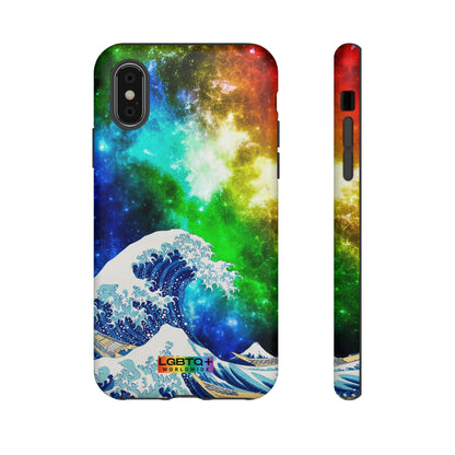 LGBTQWorldwide - ,,WELLE" Doppelgehäuse Handyhülle Accessories, Glossy, iPhone Cases, Matte, Phone accessory, Phone Cases, Samsung Cases, Thermo, Valentine's Day Picks lgbtq Bekleidung Accessoires unisex Zubehör