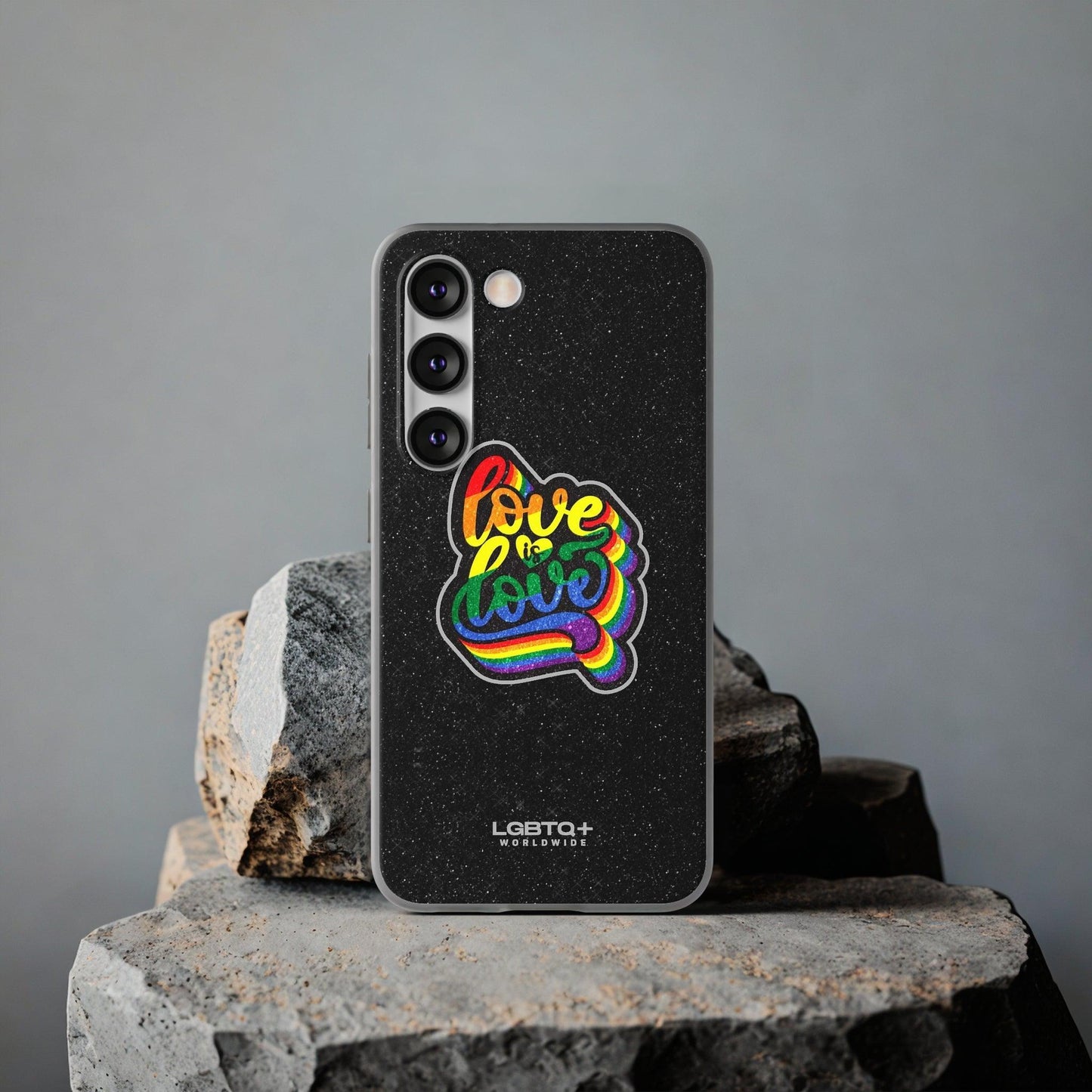 LGBTQWorldwide - ,,LIEBE IST LIEBE" Flexible Handyhülle Accessories, Case, iPhone, iPhone Cases, Phone accessory, Phone Cases, Samsung Cases, Valentine's Day promotion lgbtq Bekleidung Accessoires unisex Zubehör