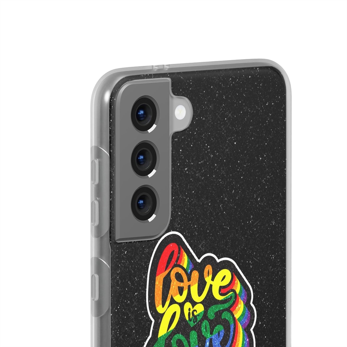 LGBTQWorldwide - ,,LIEBE IST LIEBE" Flexible Handyhülle Accessories, Case, iPhone, iPhone Cases, Phone accessory, Phone Cases, Samsung Cases, Valentine's Day promotion lgbtq Bekleidung Accessoires unisex Zubehör