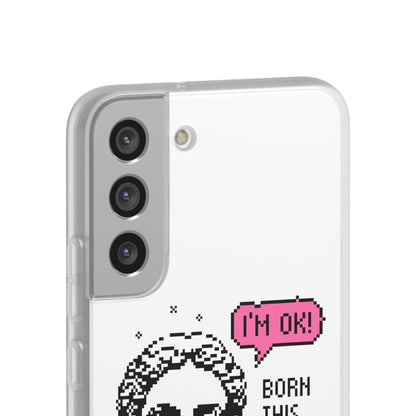 LGBTQWorldwide - ,,BORN THIS WAY" Flexible Handyhülle Accessories, Case, iPhone, iPhone Cases, Phone accessory, Phone Cases, Samsung Cases, silikon, Valentine's Day promotion lgbtq Bekleidung Accessoires unisex Zubehör