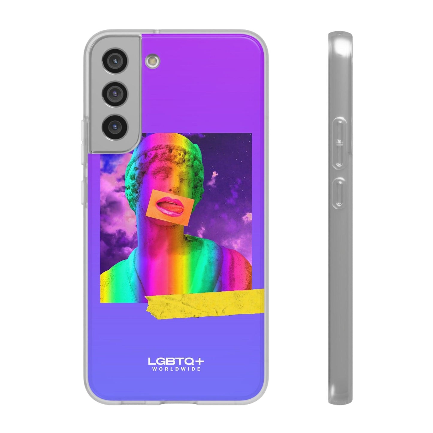 LGBTQWorldwide - ,,STATUR" Flexible Handyhülle Accessories, Case, iPhone, iPhone Cases, Phone accessory, Phone Cases, Samsung Cases, silikon, Valentine's Day promotion lgbtq Bekleidung Accessoires unisex Zubehör