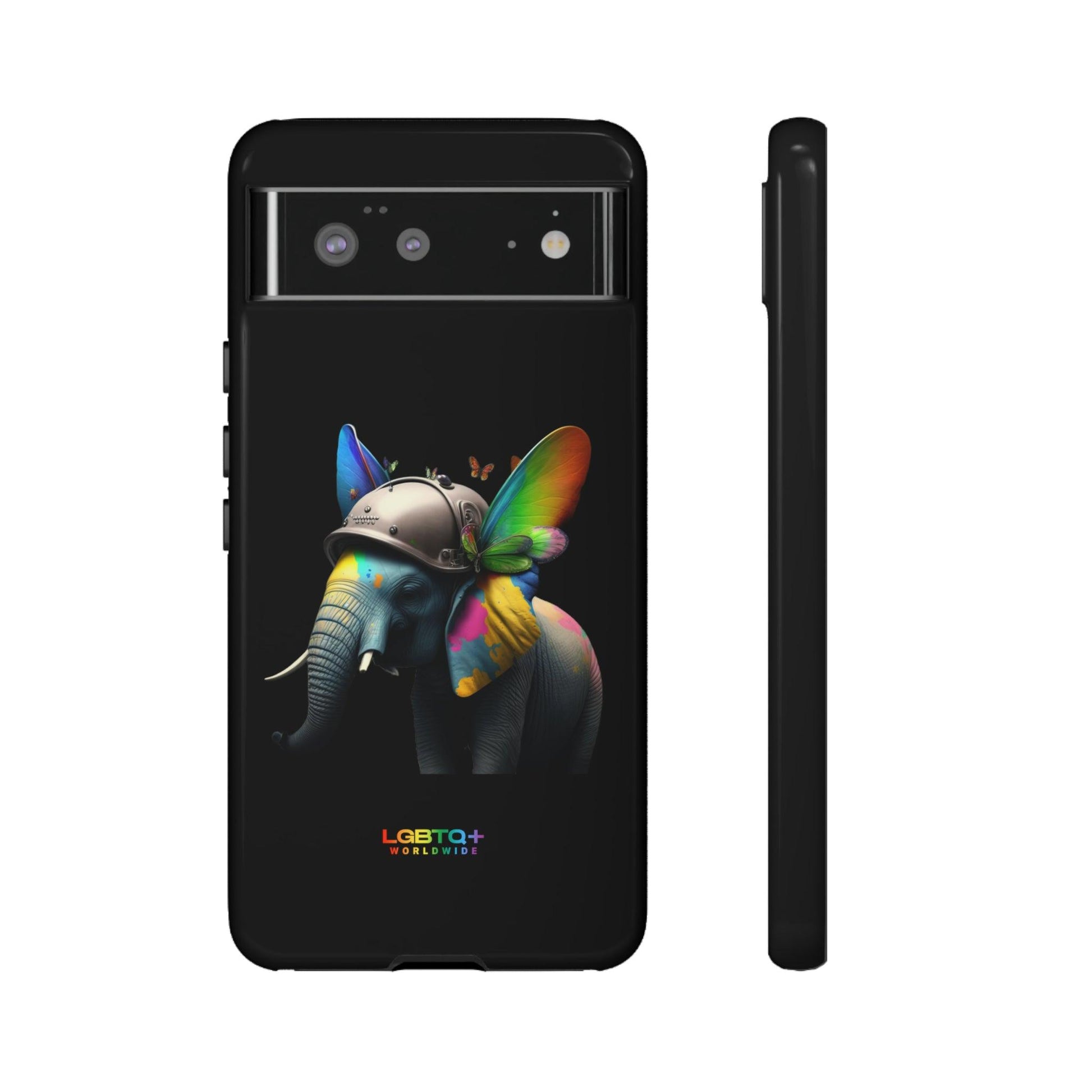 LGBTQWorldwide - ,,ELEFANT" Doppelgehäuse Handyhülle Accessories, Glossy, iPhone Cases, Matte, Phone accessory, Phone Cases, Samsung Cases, tough, Valentine's Day Picks lgbtq Bekleidung Accessoires unisex Zubehör