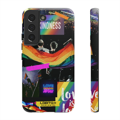 LGBTQWorldwide - ,,COMMUNITY" Doppelgehäuse Handyhülle Accessories, Glossy, iPhone Cases, Matte, Phone accessory, Phone Cases, Samsung Cases, Thermo, Valentine's Day Picks lgbtq Bekleidung Accessoires unisex Zubehör