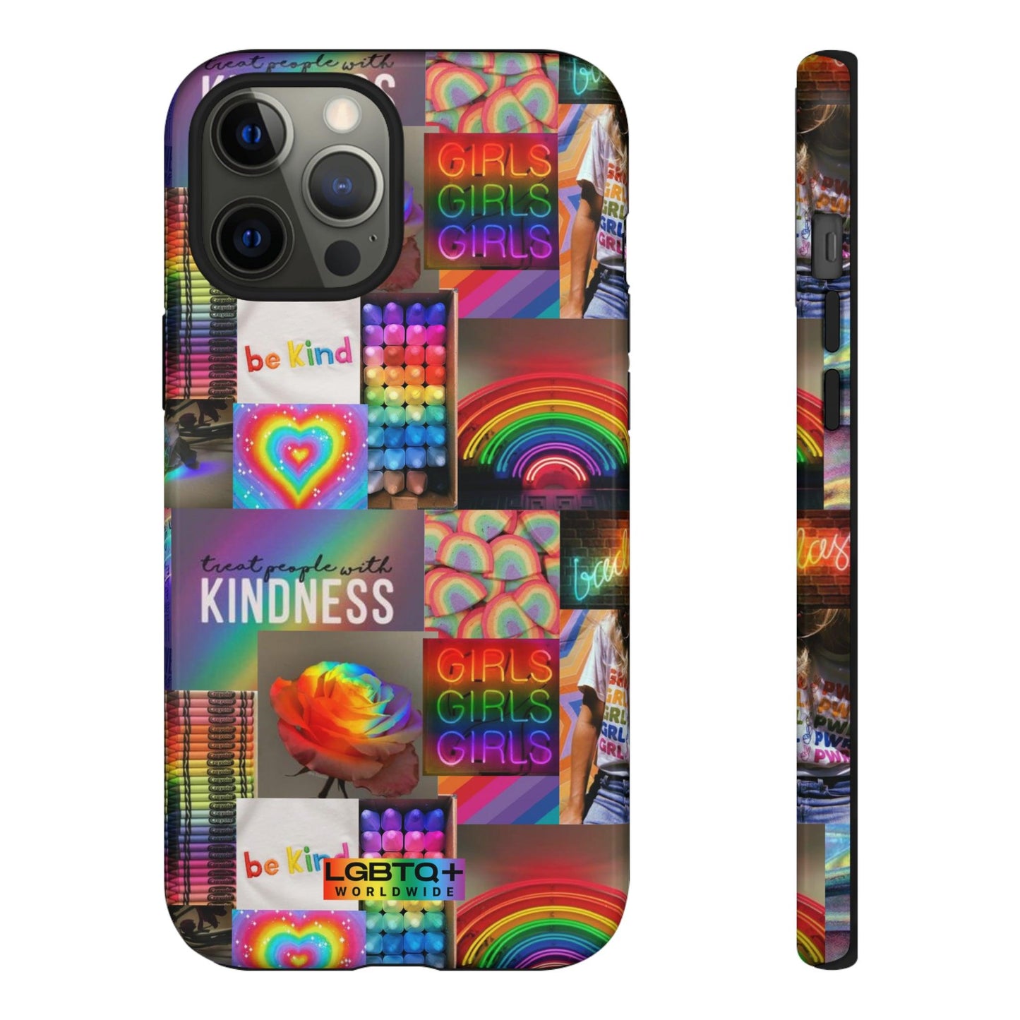 LGBTQWorldwide - ,,FREUNDLICH" Doppelgehäuse Handyhülle Accessories, Glossy, iPhone Cases, Matte, Phone accessory, Phone Cases, Samsung Cases, Thermo, Valentine's Day Picks lgbtq Bekleidung Accessoires unisex Zubehör