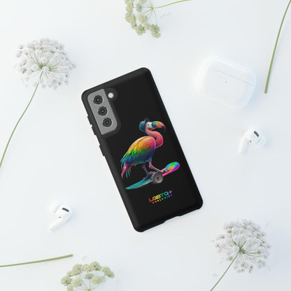 LGBTQWorldwide - ,,FLAMINGO" Doppelgehäuse Handyhülle Accessories, Glossy, iPhone Cases, Matte, Phone accessory, Phone Cases, Samsung Cases, tough, Valentine's Day Picks lgbtq Bekleidung Accessoires unisex Zubehör