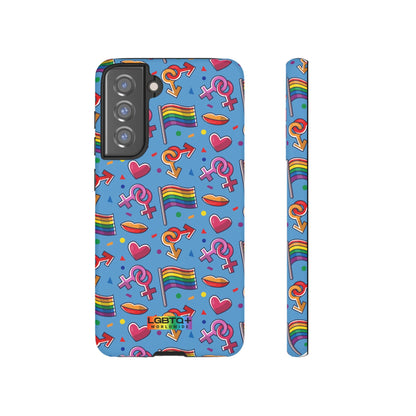 LGBTQWorldwide - ,,FÜHL DICH FREI" Doppelgehäuse Handyhülle Accessories, Glossy, iPhone Cases, Matte, Phone accessory, Phone Cases, Samsung Cases, Thermo, Valentine's Day Picks lgbtq Bekleidung Accessoires unisex Zubehör