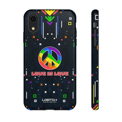 LGBTQWorldwide - ,,PEACE" Doppelgehäuse Handyhülle Accessories, Glossy, iPhone Cases, Matte, Phone accessory, Phone Cases, Samsung Cases, Thermo, Valentine's Day Picks lgbtq Bekleidung Accessoires unisex Zubehör