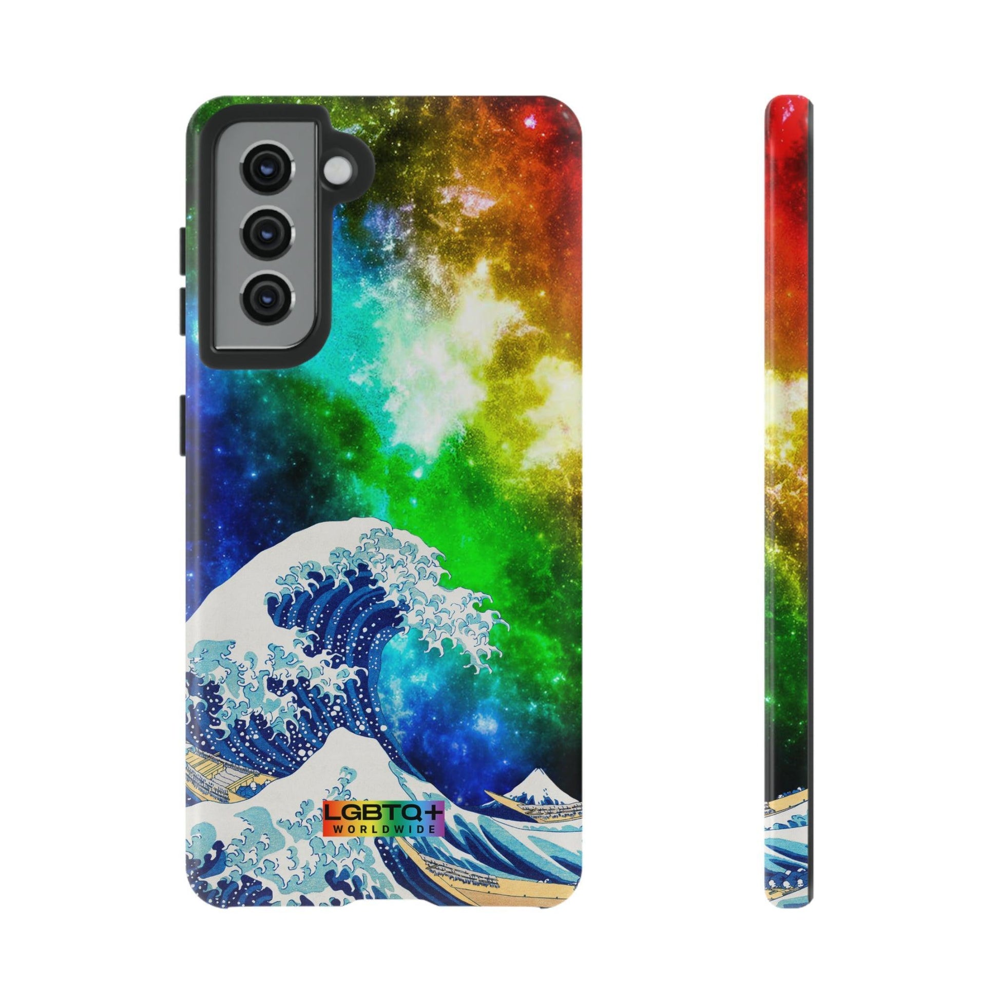 LGBTQWorldwide - ,,WELLE" Doppelgehäuse Handyhülle Accessories, Glossy, iPhone Cases, Matte, Phone accessory, Phone Cases, Samsung Cases, Thermo, Valentine's Day Picks lgbtq Bekleidung Accessoires unisex Zubehör