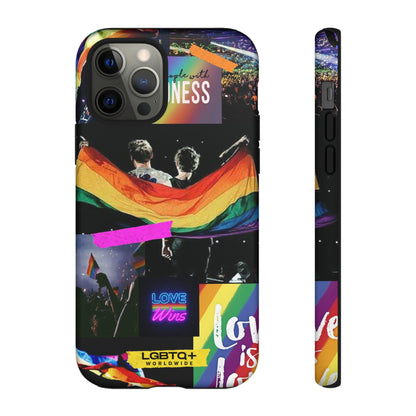 LGBTQWorldwide - ,,COMMUNITY" Doppelgehäuse Handyhülle Accessories, Glossy, iPhone Cases, Matte, Phone accessory, Phone Cases, Samsung Cases, Thermo, Valentine's Day Picks lgbtq Bekleidung Accessoires unisex Zubehör