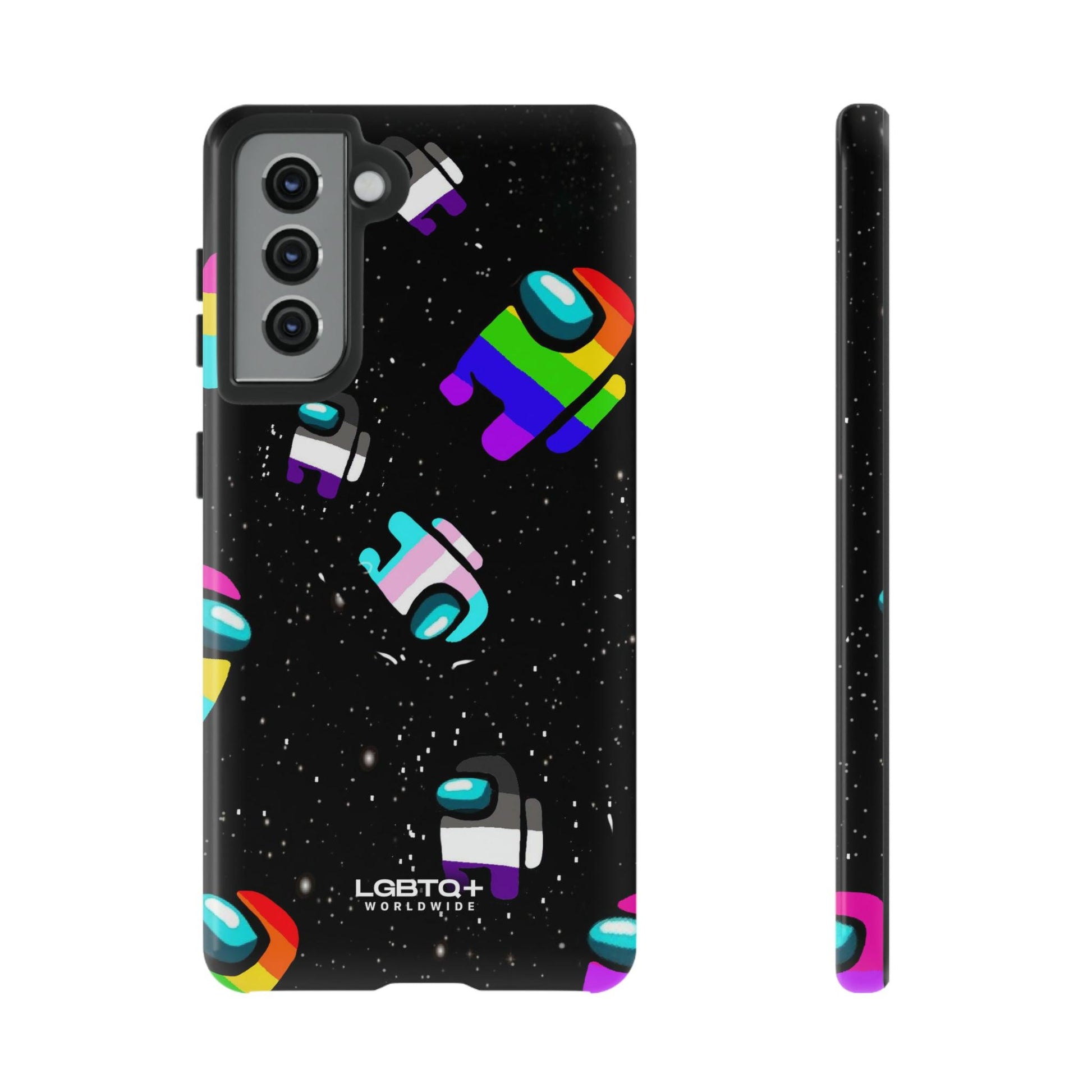 LGBTQWorldwide - ,,IMPOSTER" Doppelgehäuse Handyhülle Accessories, Glossy, iPhone Cases, Matte, Phone accessory, Phone Cases, Samsung Cases, Thermo, Valentine's Day Picks lgbtq Bekleidung Accessoires unisex Zubehör