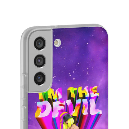 LGBTQWorldwide - ,,I AM THE DEVIL" Flexible Handyhülle Accessories, Case, iPhone, iPhone Cases, Phone accessory, Phone Cases, Samsung Cases, silikon, Valentine's Day promotion lgbtq Bekleidung Accessoires unisex Zubehör