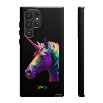 LGBTQWorldwide - ,,REGENBOGEN EINHORN" Doppelgehäuse Handyhülle Accessories, Glossy, iPhone Cases, Matte, Phone accessory, Phone Cases, Samsung Cases, tough, Valentine's Day Picks lgbtq Bekleidung Accessoires unisex Zubehör