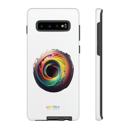 LGBTQWorldwide - ,,SCHWARZES LOCH" Doppelgehäuse Handyhülle Accessories, Glossy, iPhone Cases, Matte, Phone accessory, Phone Cases, Samsung Cases, tough, Valentine's Day Picks lgbtq Bekleidung Accessoires unisex Zubehör