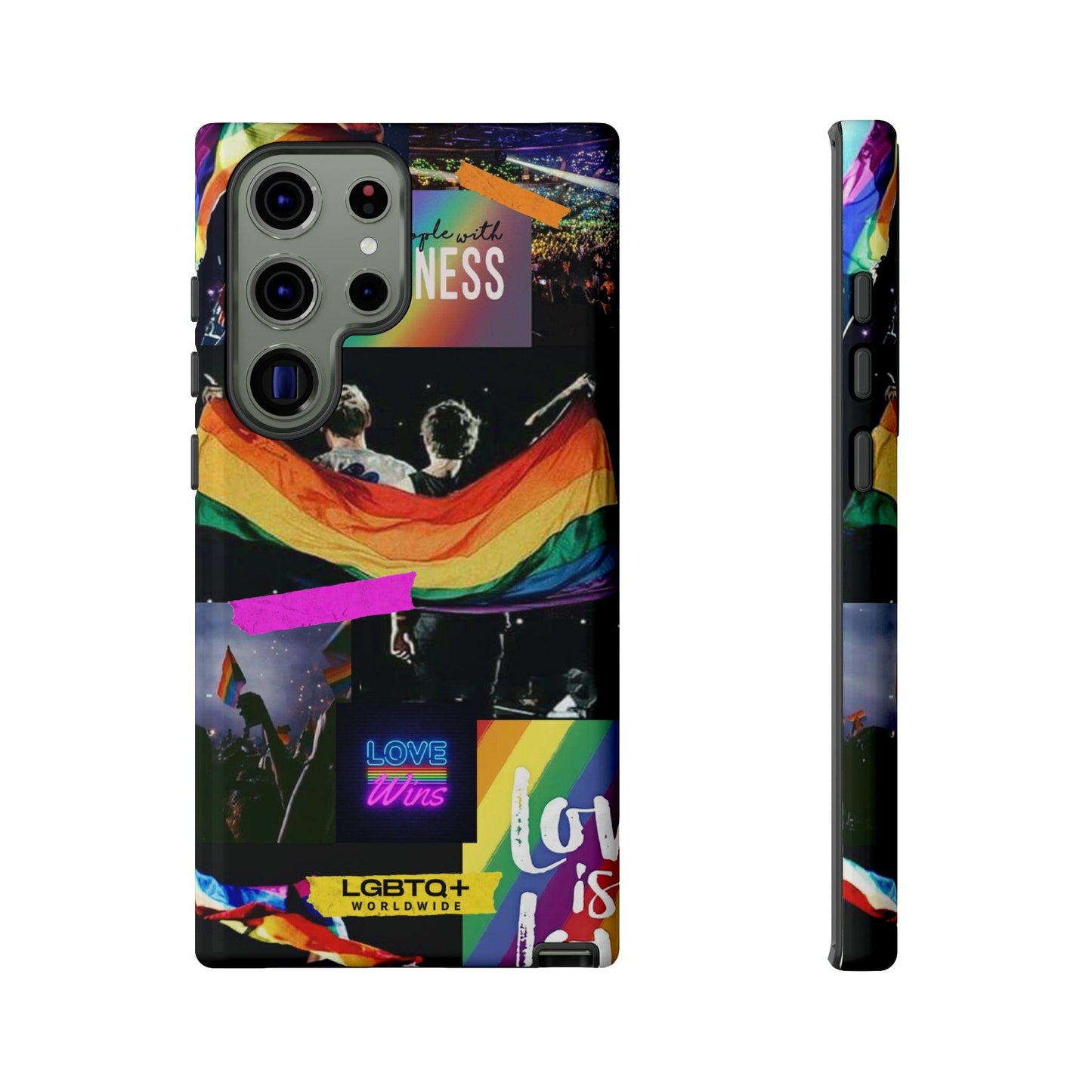 LGBTQWorldwide - ,,COMMUNITY" Doppelgehäuse Handyhülle Accessories, Glossy, iPhone Cases, Matte, Phone accessory, Phone Cases, Samsung Cases, Thermo, Valentine's Day Picks lgbtq Bekleidung Accessoires unisex Zubehör