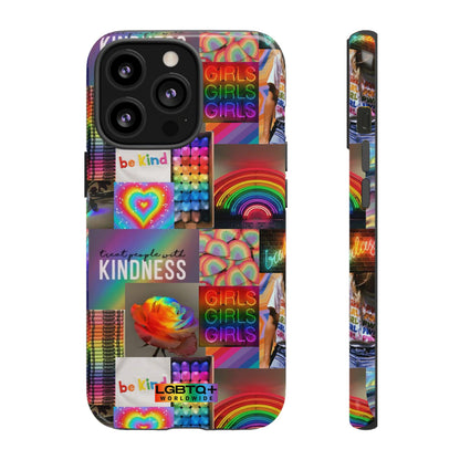 LGBTQWorldwide - ,,FREUNDLICH" Doppelgehäuse Handyhülle Accessories, Glossy, iPhone Cases, Matte, Phone accessory, Phone Cases, Samsung Cases, Thermo, Valentine's Day Picks lgbtq Bekleidung Accessoires unisex Zubehör