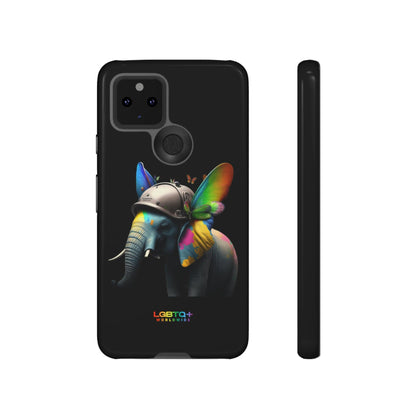 LGBTQWorldwide - ,,ELEFANT" Doppelgehäuse Handyhülle Accessories, Glossy, iPhone Cases, Matte, Phone accessory, Phone Cases, Samsung Cases, tough, Valentine's Day Picks lgbtq Bekleidung Accessoires unisex Zubehör