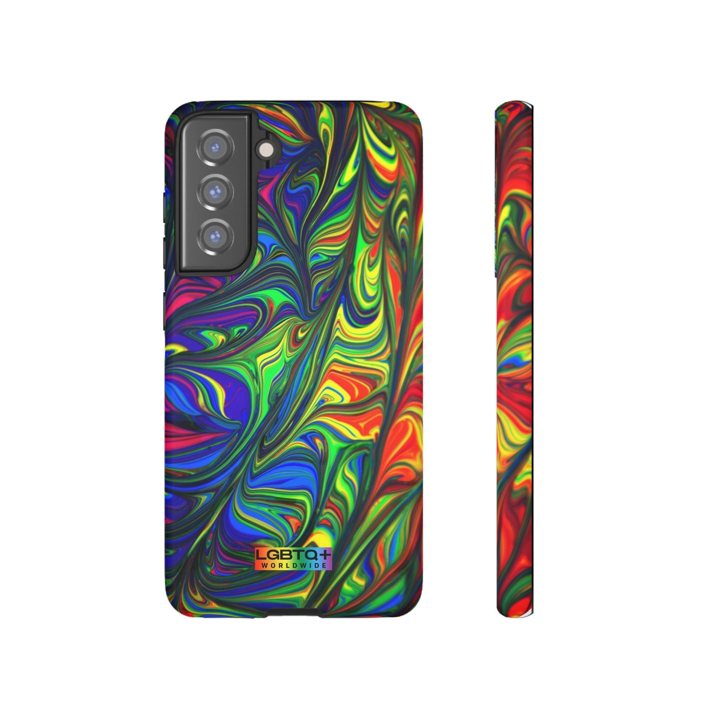 LGBTQWorldwide - ,,ILLUSION" Doppelgehäuse Handyhülle Accessories, Glossy, iPhone Cases, Matte, Phone accessory, Phone Cases, Samsung Cases, Thermo, Valentine's Day Picks lgbtq Bekleidung Accessoires unisex Zubehör