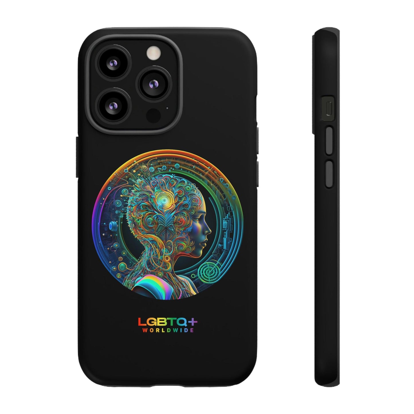 LGBTQWorldwide - ,,INTELLIGENT" Doppelgehäuse Handyhülle Accessories, Glossy, iPhone Cases, Matte, Phone accessory, Phone Cases, Samsung Cases, tough, Valentine's Day Picks lgbtq Bekleidung Accessoires unisex Zubehör