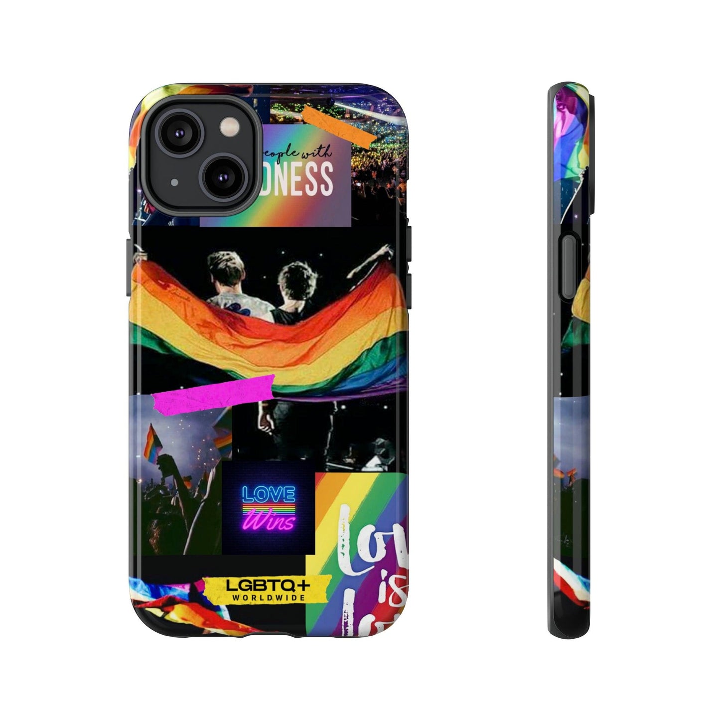 LGBTQWorldwide - ,,COMMUNITY" Doppelgehäuse Handyhülle Accessories, Glossy, iPhone Cases, Matte, Phone accessory, Phone Cases, Samsung Cases, Thermo, Valentine's Day Picks lgbtq Bekleidung Accessoires unisex Zubehör