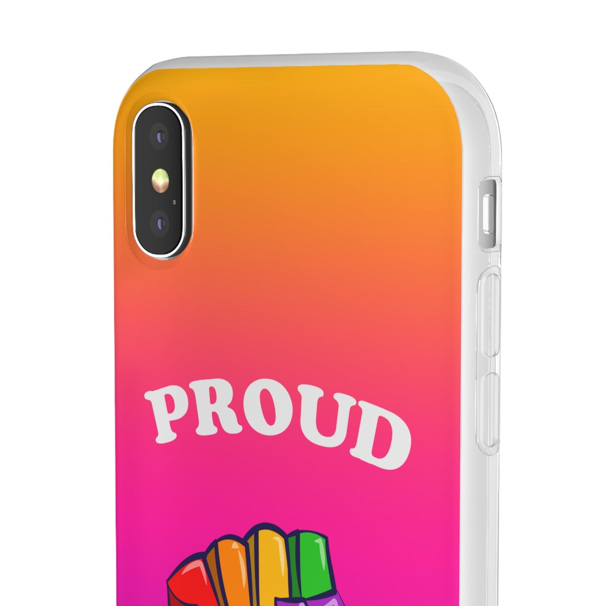 LGBTQWorldwide - ,,GLÜCKLICH" Flexible Handyhülle Accessories, Case, iPhone, iPhone Cases, Phone accessory, Phone Cases, Samsung Cases, silikon, Valentine's Day promotion lgbtq Bekleidung Accessoires unisex Zubehör