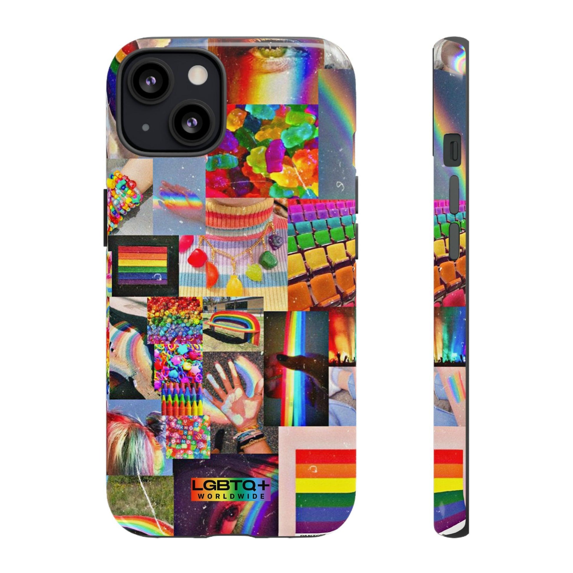 LGBTQWorldwide - ,,FARBEN" Doppelgehäuse Handyhülle Accessories, Glossy, iPhone Cases, Matte, Phone accessory, Phone Cases, Samsung Cases, Thermo, Valentine's Day Picks lgbtq Bekleidung Accessoires unisex Zubehör