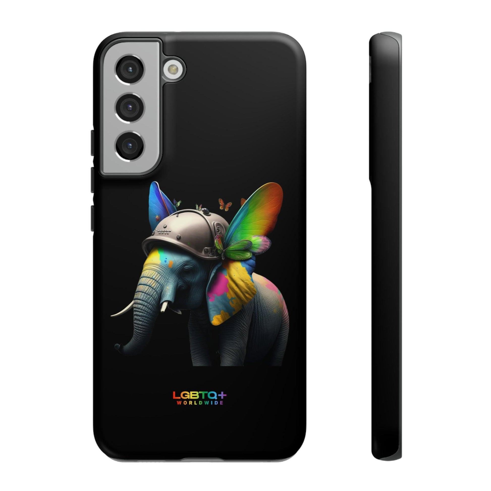 LGBTQWorldwide - ,,ELEFANT" Doppelgehäuse Handyhülle Accessories, Glossy, iPhone Cases, Matte, Phone accessory, Phone Cases, Samsung Cases, tough, Valentine's Day Picks lgbtq Bekleidung Accessoires unisex Zubehör