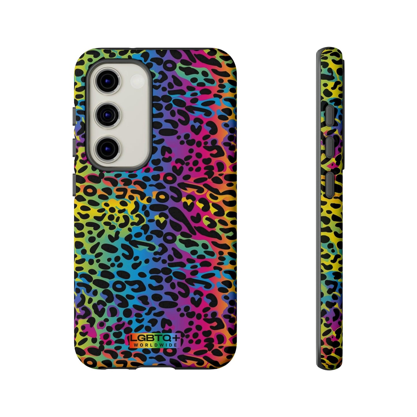 LGBTQWorldwide - ,,LEOPARD" Doppelgehäuse Handyhülle Accessories, Glossy, iPhone Cases, Matte, Phone accessory, Phone Cases, Samsung Cases, Thermo, Valentine's Day Picks lgbtq Bekleidung Accessoires unisex Zubehör