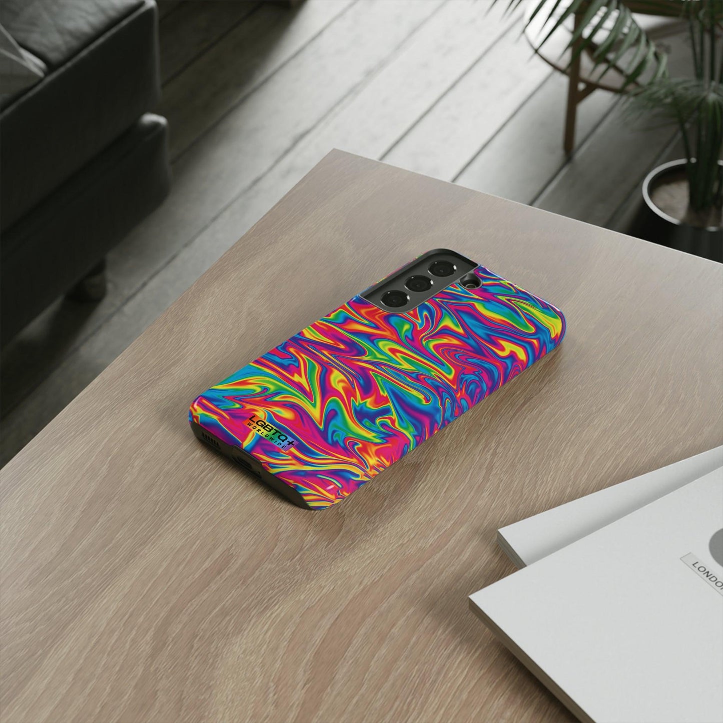 LGBTQWorldwide - ,,ABSTRACT" Doppelgehäuse Handyhülle Accessories, Glossy, iPhone Cases, Matte, Phone accessory, Phone Cases, Samsung Cases, Thermo, Valentine's Day Picks lgbtq Bekleidung Accessoires unisex Zubehör