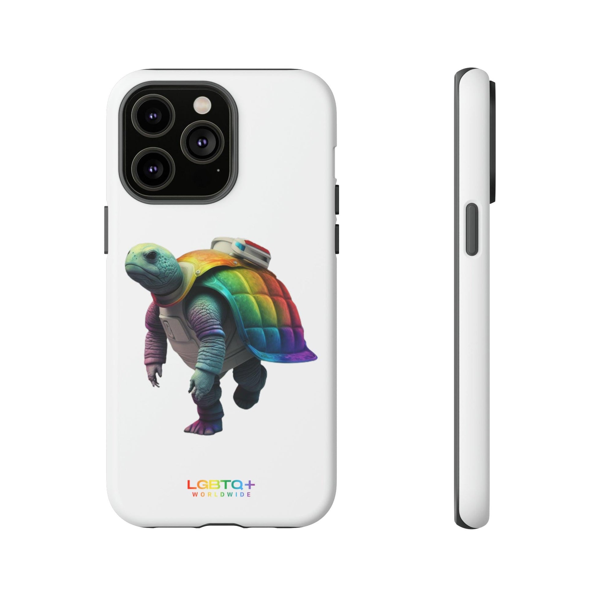 LGBTQWorldwide - ,,SCHILDKRÖTE" Doppelgehäuse Handyhülle Accessories, Glossy, iPhone Cases, Matte, Phone accessory, Phone Cases, Samsung Cases, tough, Valentine's Day Picks lgbtq Bekleidung Accessoires unisex Zubehör