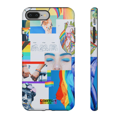 LGBTQWorldwide - ,,LEBEN"Doppelgehäuse Handyhülle Accessories, Glossy, iPhone Cases, Matte, Phone accessory, Phone Cases, Samsung Cases, Thermo, Valentine's Day Picks lgbtq Bekleidung Accessoires unisex Zubehör