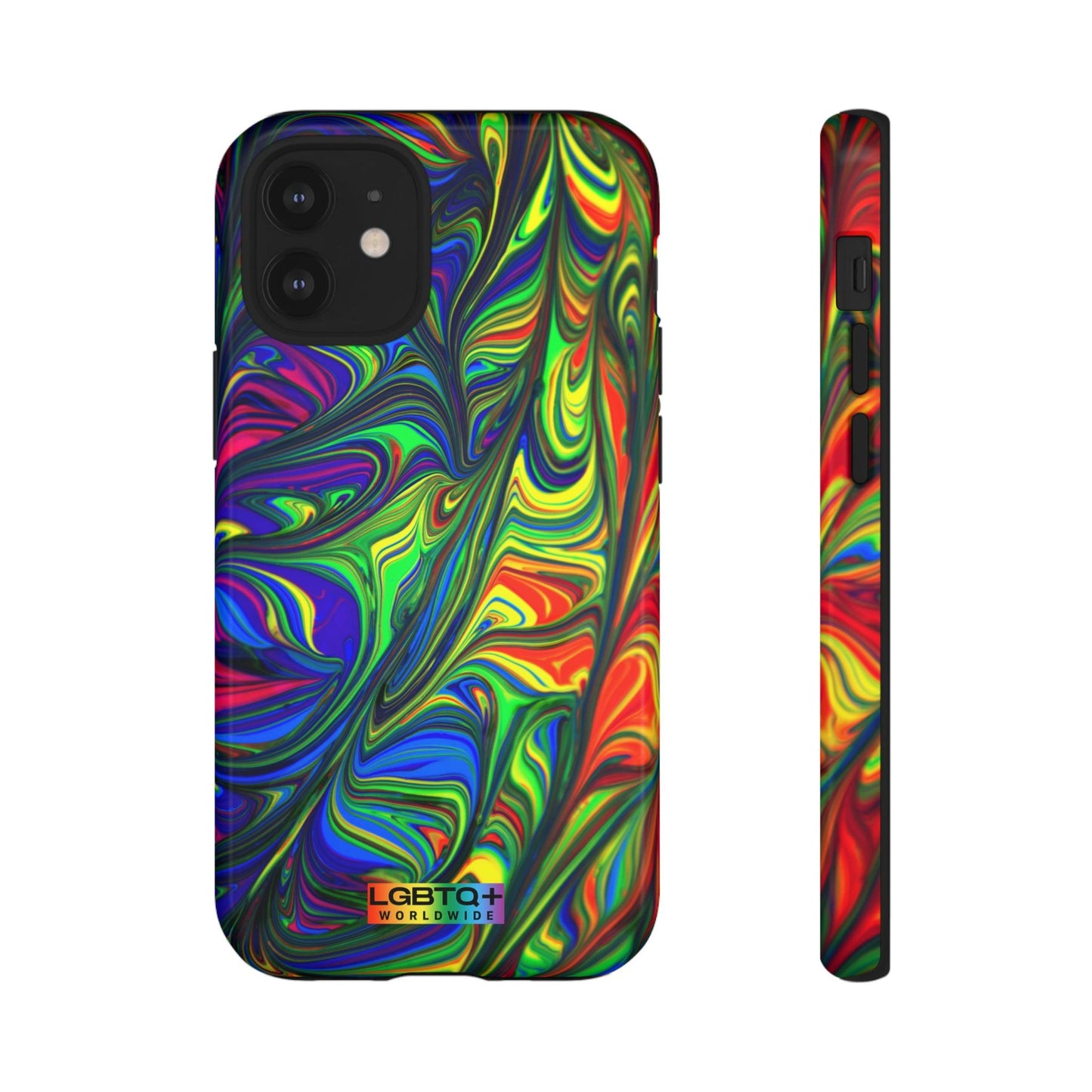 LGBTQWorldwide - ,,ILLUSION" Doppelgehäuse Handyhülle Accessories, Glossy, iPhone Cases, Matte, Phone accessory, Phone Cases, Samsung Cases, Thermo, Valentine's Day Picks lgbtq Bekleidung Accessoires unisex Zubehör