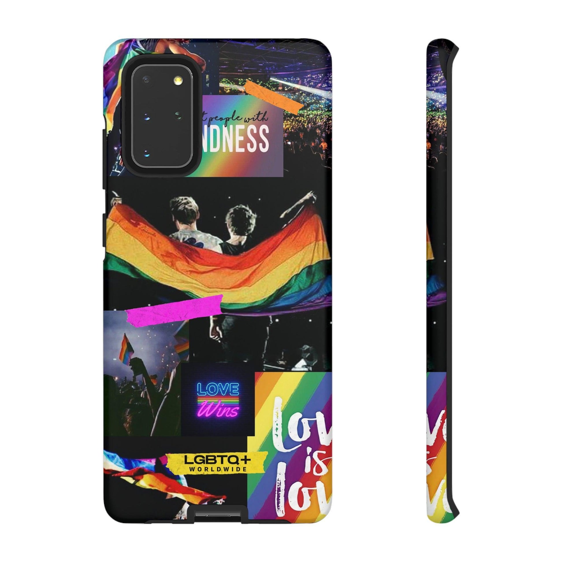 LGBTQWorldwide - ,,COMMUNITY" Doppelgehäuse Handyhülle Accessories, Glossy, iPhone Cases, Matte, Phone accessory, Phone Cases, Samsung Cases, Thermo, Valentine's Day Picks lgbtq Bekleidung Accessoires unisex Zubehör