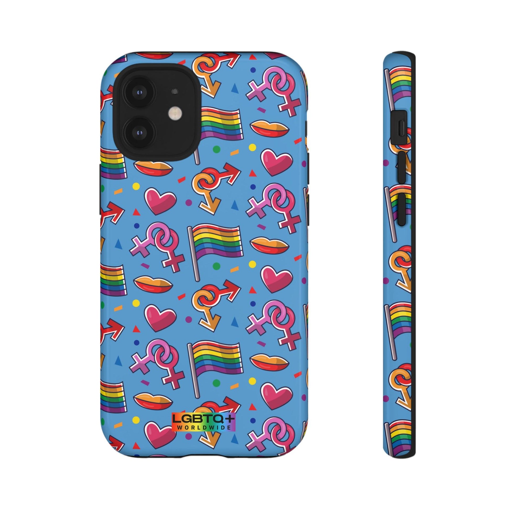 LGBTQWorldwide - ,,FÜHL DICH FREI" Doppelgehäuse Handyhülle Accessories, Glossy, iPhone Cases, Matte, Phone accessory, Phone Cases, Samsung Cases, Thermo, Valentine's Day Picks lgbtq Bekleidung Accessoires unisex Zubehör