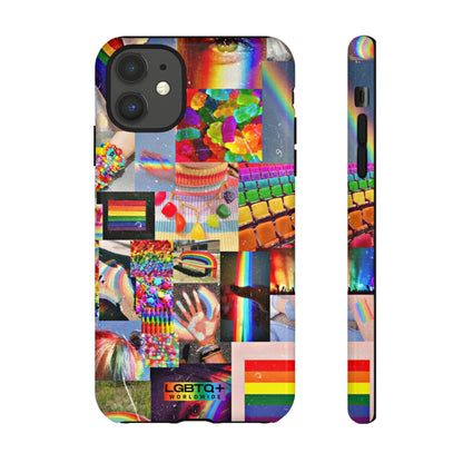 LGBTQWorldwide - ,,FARBEN" Doppelgehäuse Handyhülle Accessories, Glossy, iPhone Cases, Matte, Phone accessory, Phone Cases, Samsung Cases, Thermo, Valentine's Day Picks lgbtq Bekleidung Accessoires unisex Zubehör