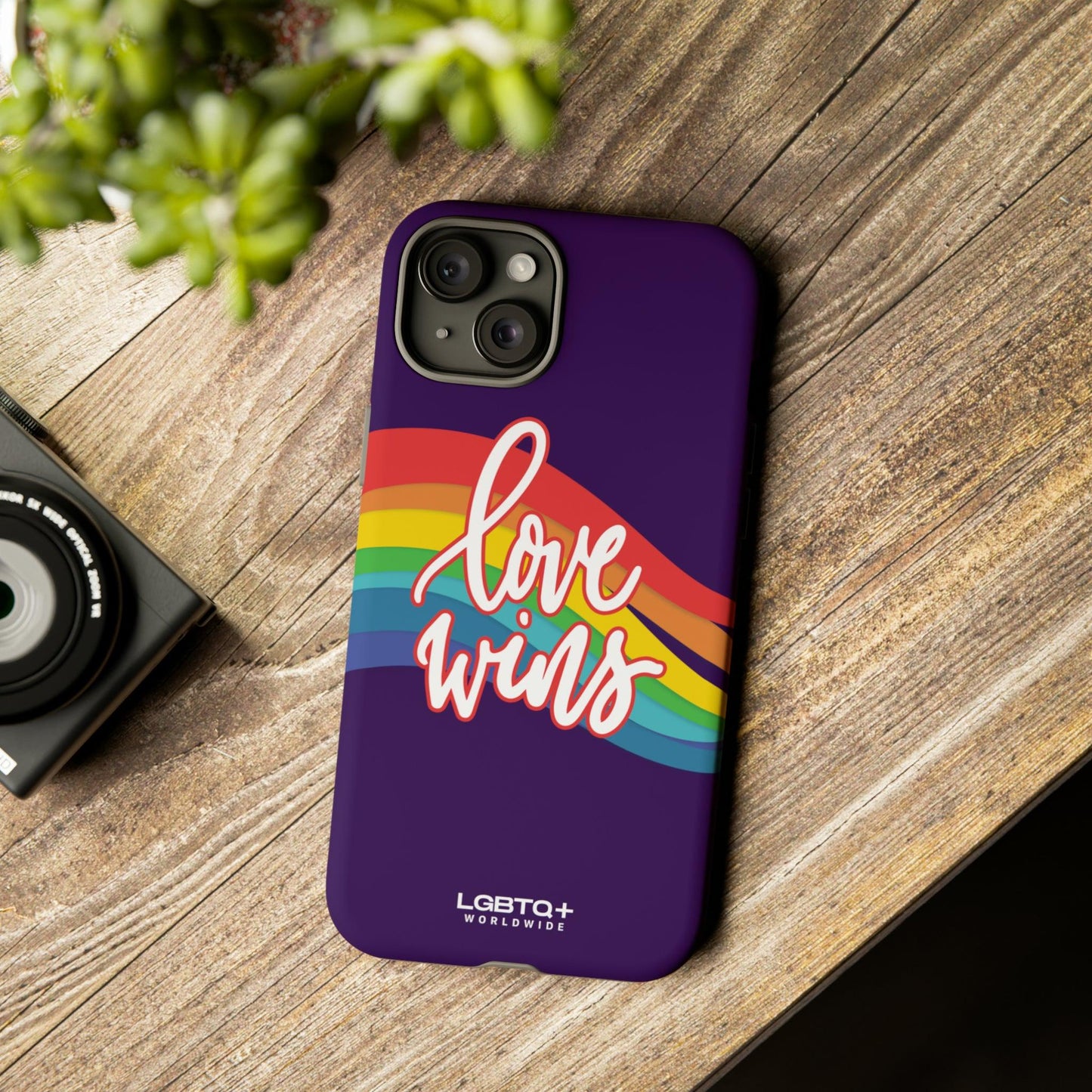 LGBTQWorldwide - ,,LIEBE GEWINNT" Doppelgehäuse Handyhülle Accessories, Glossy, iPhone Cases, Matte, Phone accessory, Phone Cases, Samsung Cases, Thermo, Valentine's Day Picks lgbtq Bekleidung Accessoires unisex Zubehör