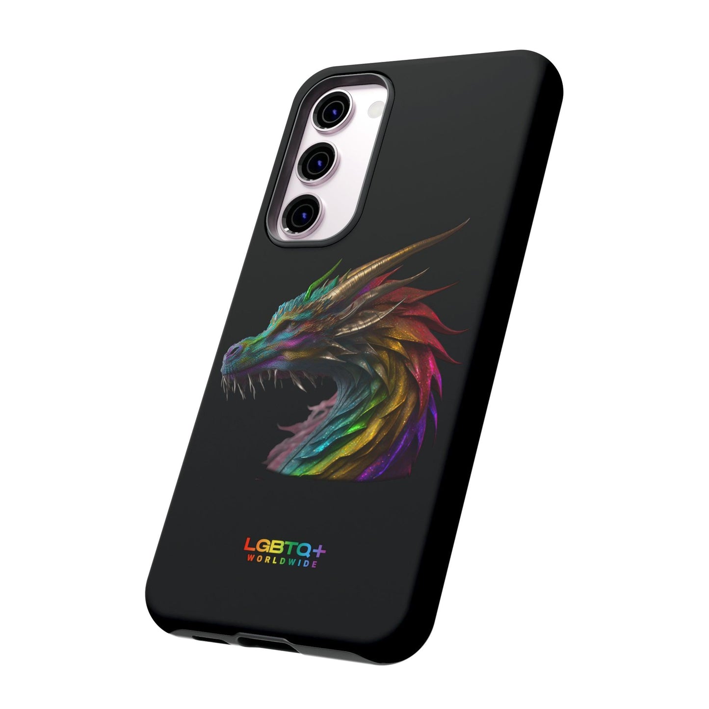 LGBTQWorldwide - ,,DRACHE" Doppelgehäuse Handyhülle Accessories, Glossy, iPhone Cases, Matte, Phone accessory, Phone Cases, Samsung Cases, tough, Valentine's Day Picks lgbtq Bekleidung Accessoires unisex Zubehör