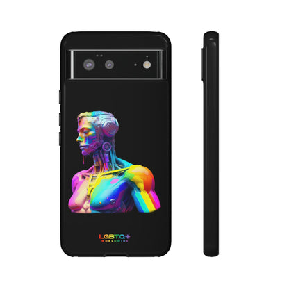 LGBTQWorldwide - ,,ZUKÜNFTIGER ROBOTER" Doppelgehäuse Handyhülle Accessories, Glossy, iPhone Cases, Matte, Phone accessory, Phone Cases, Samsung Cases, tough, Valentine's Day Picks lgbtq Bekleidung Accessoires unisex Zubehör