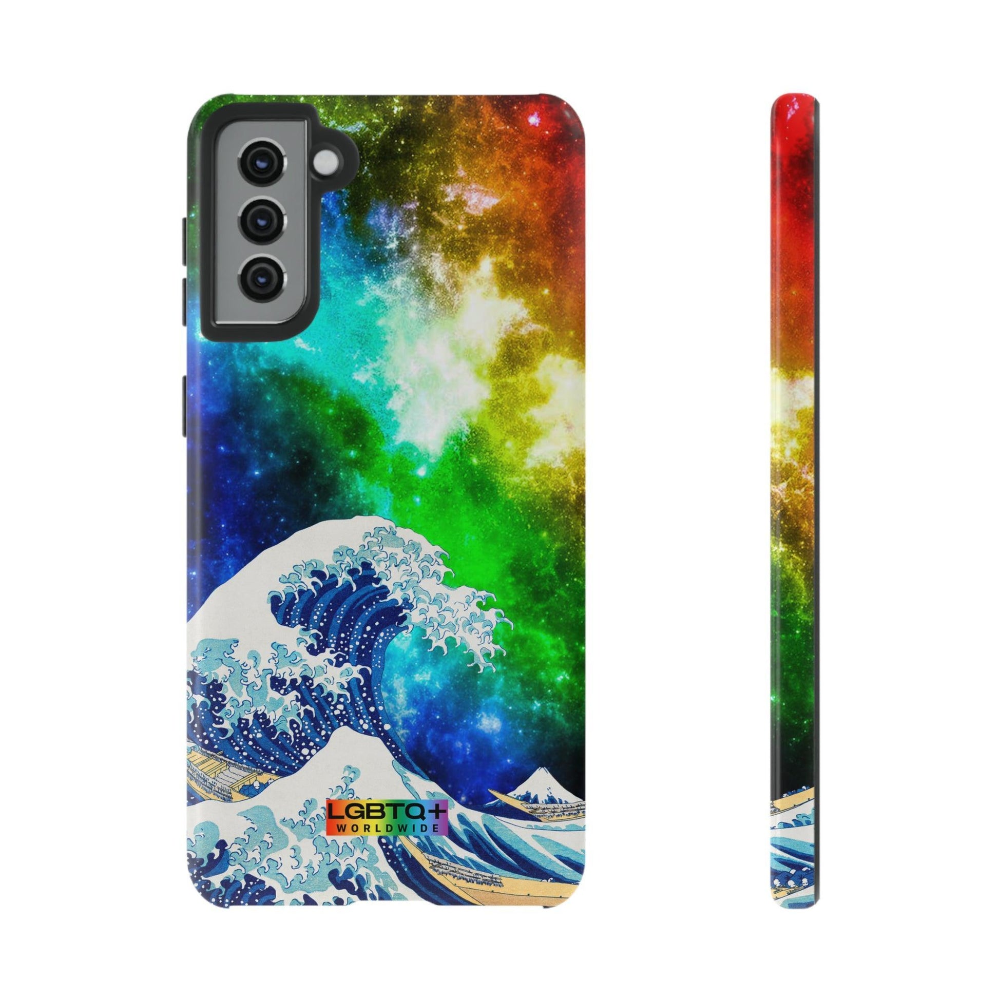 LGBTQWorldwide - ,,WELLE" Doppelgehäuse Handyhülle Accessories, Glossy, iPhone Cases, Matte, Phone accessory, Phone Cases, Samsung Cases, Thermo, Valentine's Day Picks lgbtq Bekleidung Accessoires unisex Zubehör