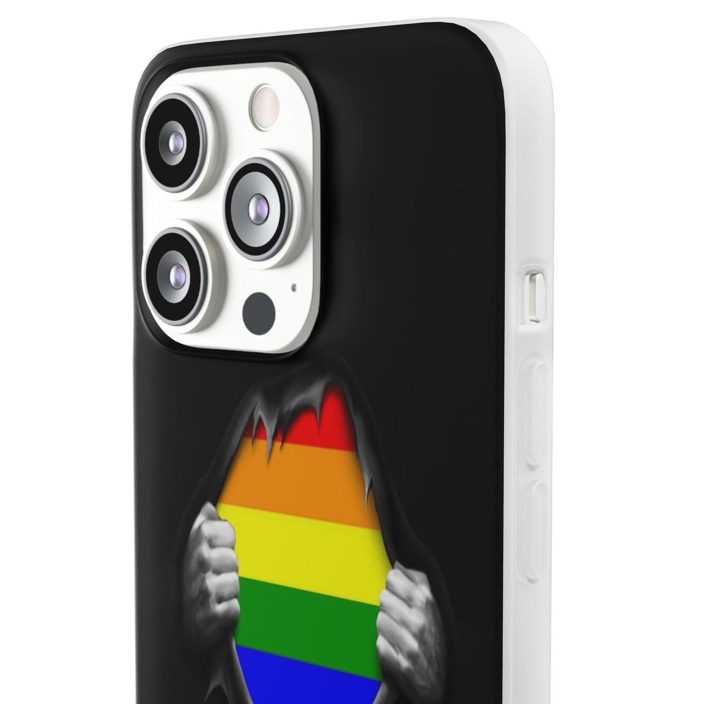 LGBTQWorldwide - ,,SCHWARZES LOCH" Flexible Handyhülle Accessories, Case, iPhone, iPhone Cases, Phone accessory, Phone Cases, Samsung Cases, silikon, Valentine's Day promotion lgbtq Bekleidung Accessoires unisex Zubehör