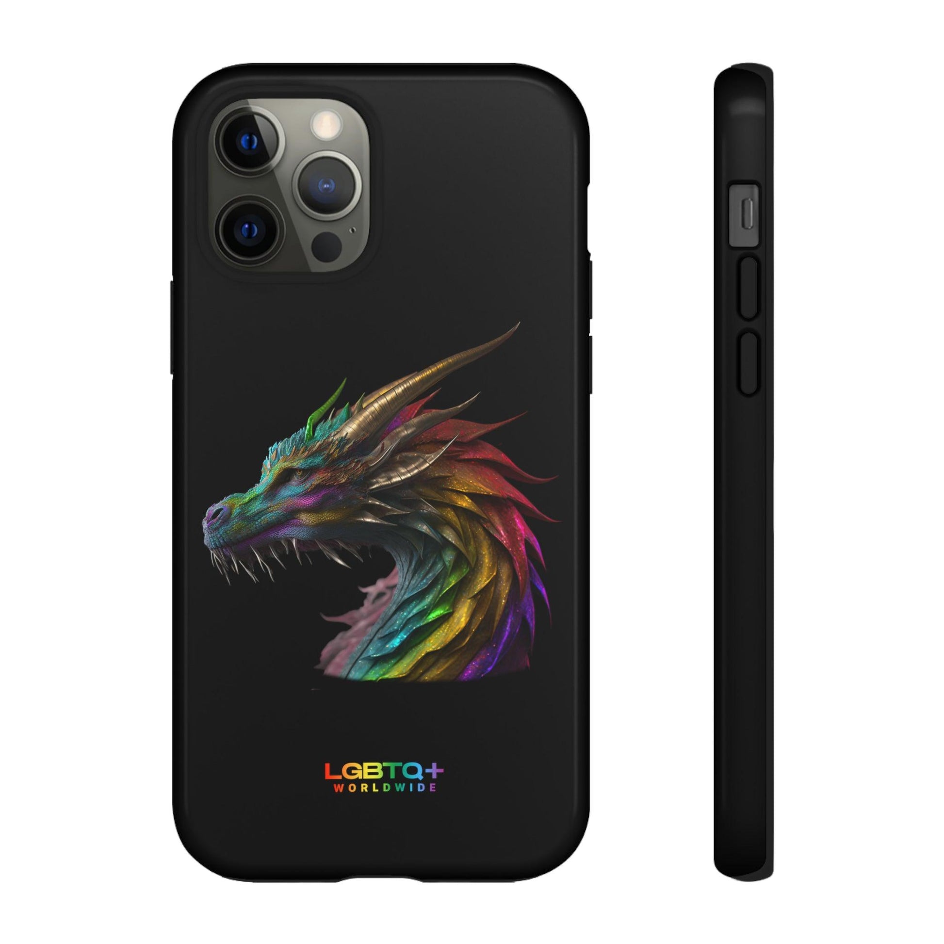 LGBTQWorldwide - ,,DRACHE" Doppelgehäuse Handyhülle Accessories, Glossy, iPhone Cases, Matte, Phone accessory, Phone Cases, Samsung Cases, tough, Valentine's Day Picks lgbtq Bekleidung Accessoires unisex Zubehör