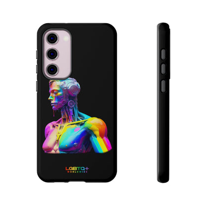 LGBTQWorldwide - ,,ZUKÜNFTIGER ROBOTER" Doppelgehäuse Handyhülle Accessories, Glossy, iPhone Cases, Matte, Phone accessory, Phone Cases, Samsung Cases, tough, Valentine's Day Picks lgbtq Bekleidung Accessoires unisex Zubehör