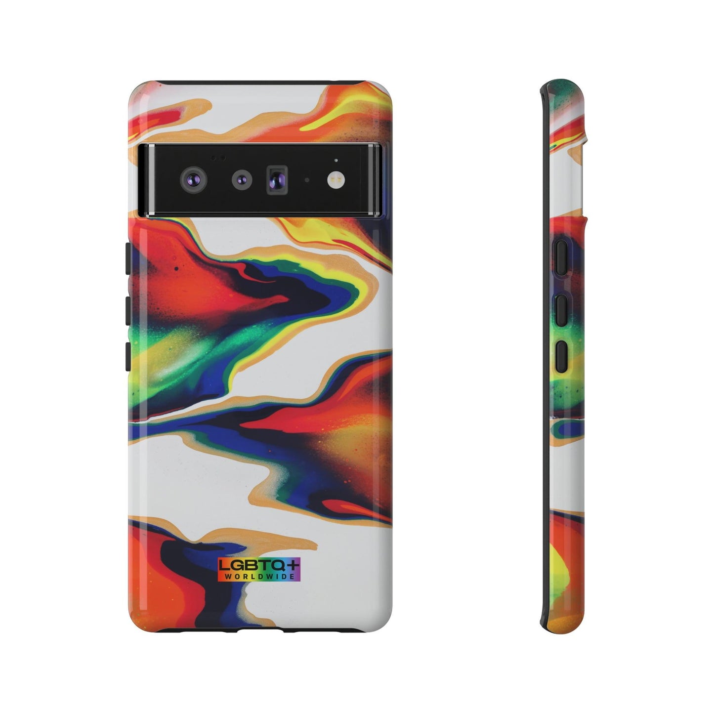 LGBTQWorldwide - ,,EINZIGARTIG" Doppelgehäuse Handyhülle Accessories, Glossy, iPhone Cases, Matte, Phone accessory, Phone Cases, Samsung Cases, Thermo, Valentine's Day Picks lgbtq Bekleidung Accessoires unisex Zubehör