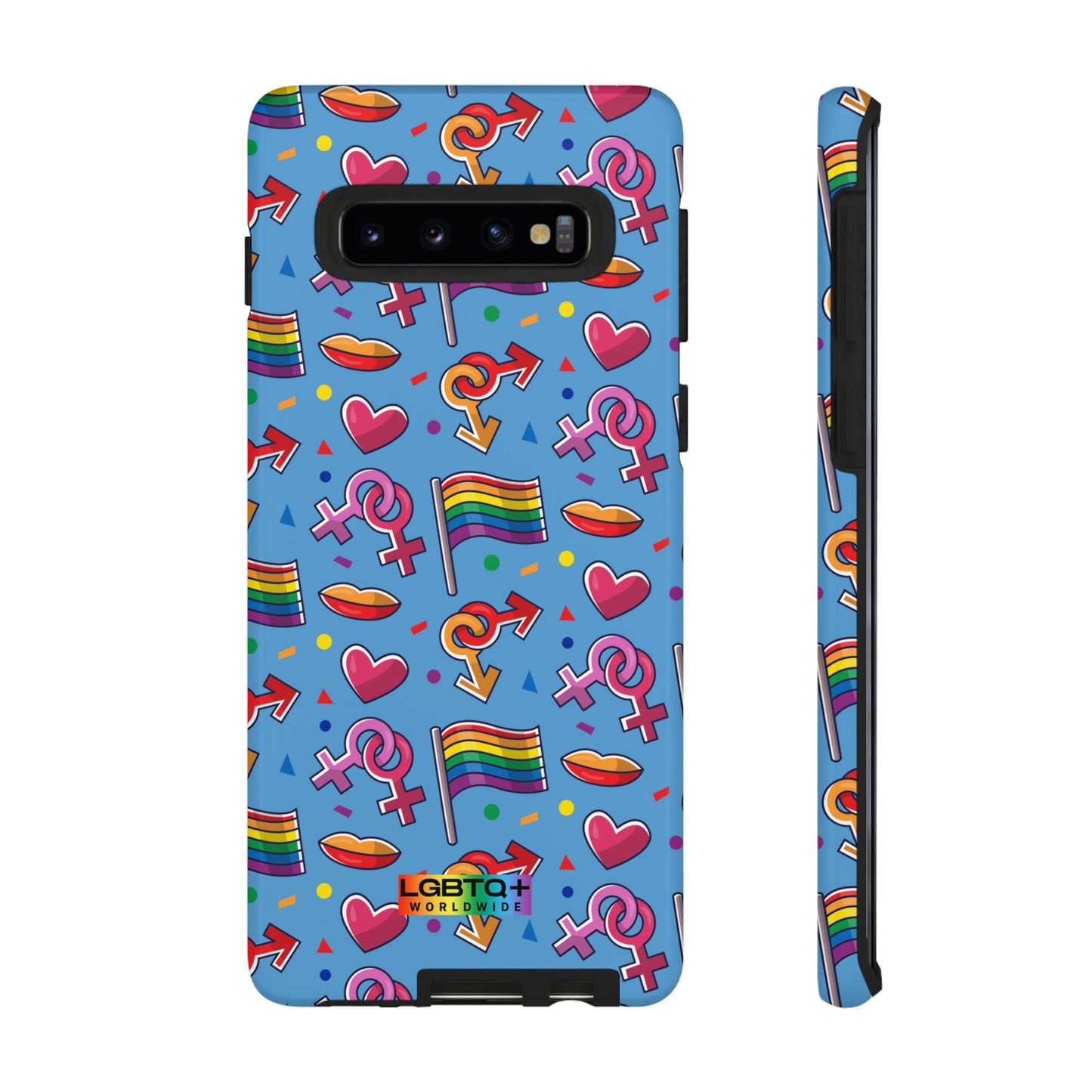 LGBTQWorldwide - ,,FÜHL DICH FREI" Doppelgehäuse Handyhülle Accessories, Glossy, iPhone Cases, Matte, Phone accessory, Phone Cases, Samsung Cases, Thermo, Valentine's Day Picks lgbtq Bekleidung Accessoires unisex Zubehör