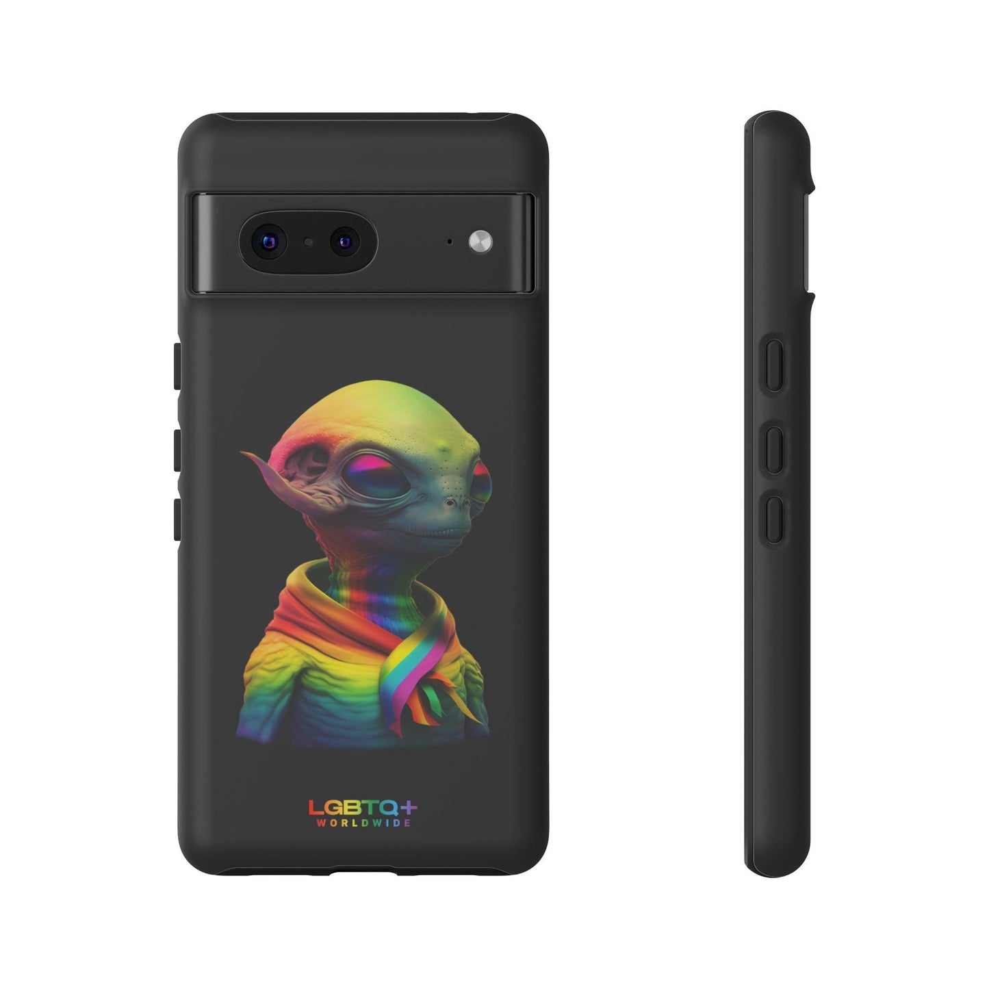 LGBTQWorldwide - ,,ALIEN" Doppelgehäuse Handyhülle Accessories, Glossy, iPhone Cases, Matte, Phone accessory, Phone Cases, Samsung Cases, tough, Valentine's Day Picks lgbtq Bekleidung Accessoires unisex Zubehör