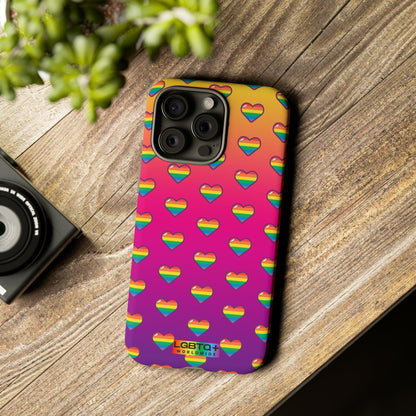 LGBTQWorldwide - ,,HERZ" Doppelgehäuse Handyhülle Accessories, Glossy, iPhone Cases, Matte, Phone accessory, Phone Cases, Samsung Cases, Thermo, Valentine's Day Picks lgbtq Bekleidung Accessoires unisex Zubehör