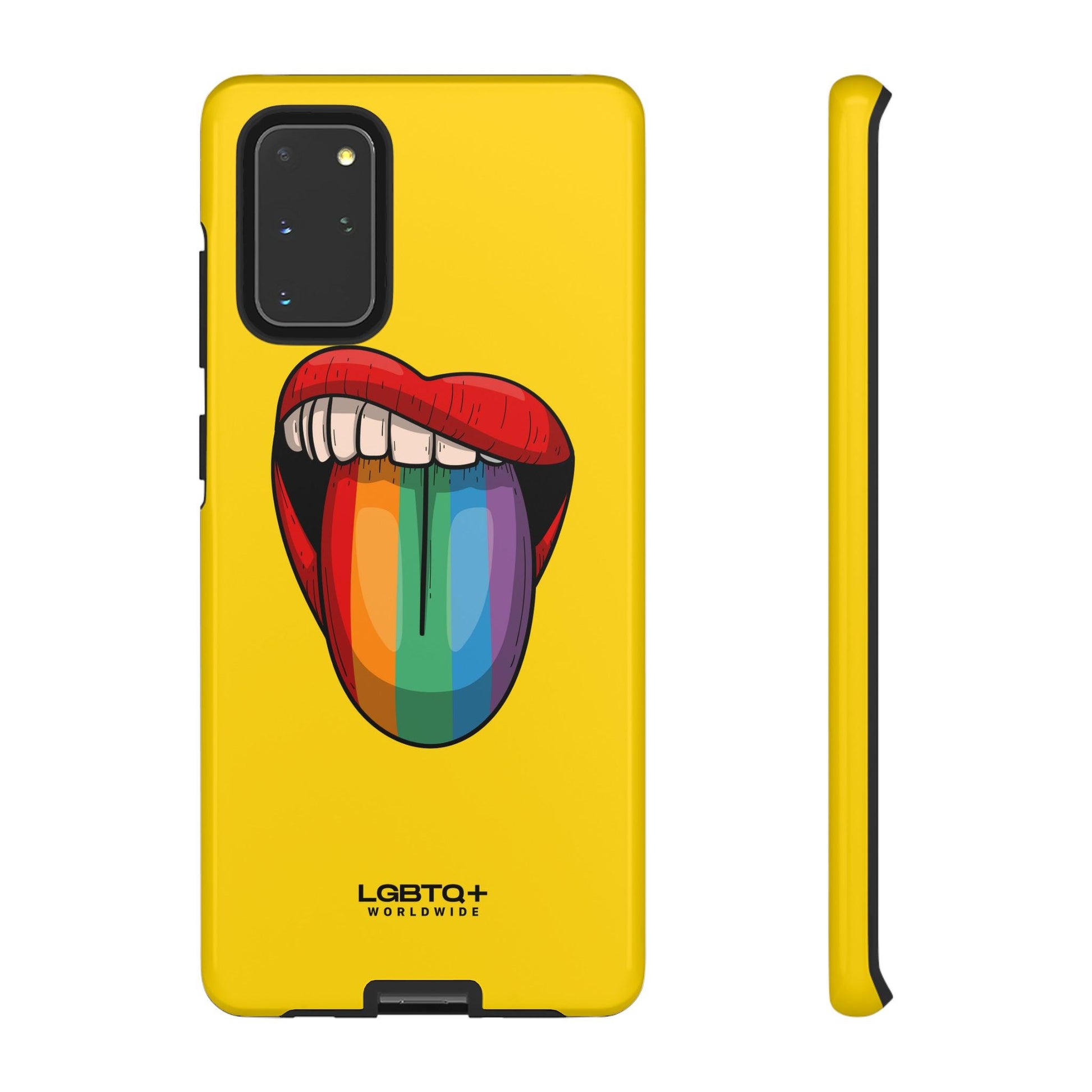 LGBTQWorldwide - ,,ZUNGE" Doppelgehäuse Handyhülle Accessories, Glossy, iPhone Cases, Matte, Phone accessory, Phone Cases, Samsung Cases, Thermo, Valentine's Day Picks lgbtq Bekleidung Accessoires unisex Zubehör