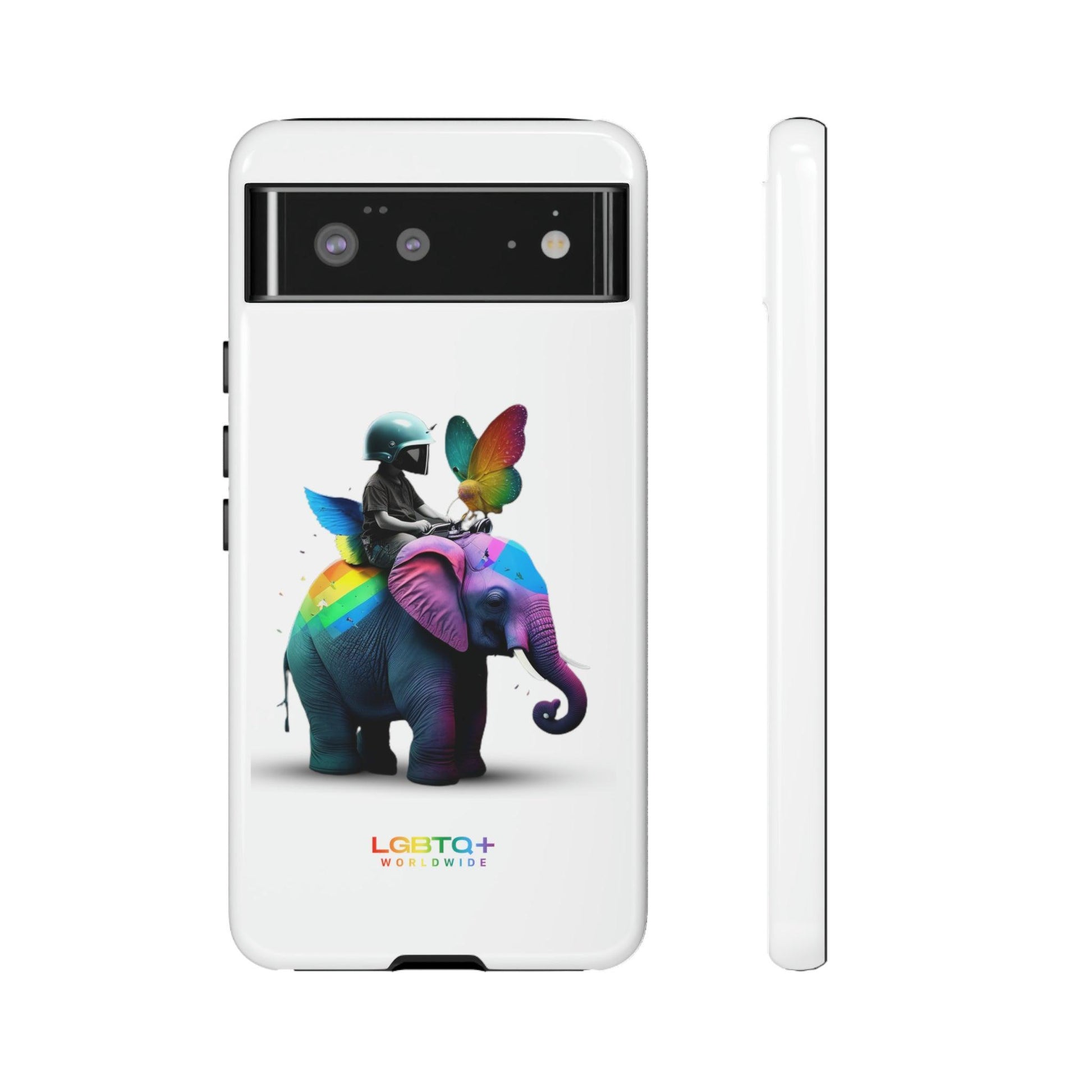 LGBTQWorldwide - ,,SCHMETTERLING" Doppelgehäuse Handyhülle Accessories, Glossy, iPhone Cases, Matte, Phone accessory, Phone Cases, Samsung Cases, tough, Valentine's Day Picks lgbtq Bekleidung Accessoires unisex Zubehör