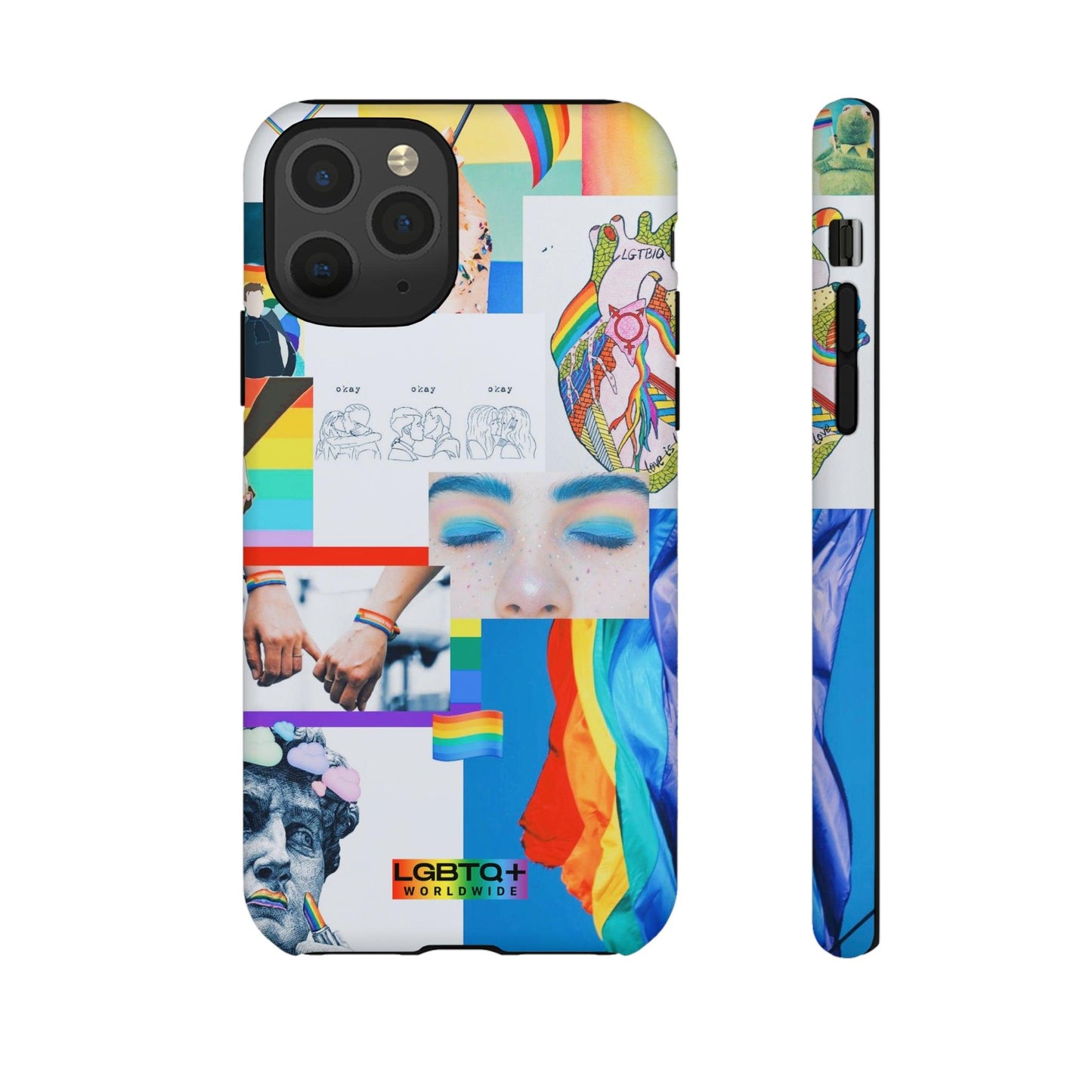 LGBTQWorldwide - ,,LEBEN"Doppelgehäuse Handyhülle Accessories, Glossy, iPhone Cases, Matte, Phone accessory, Phone Cases, Samsung Cases, Thermo, Valentine's Day Picks lgbtq Bekleidung Accessoires unisex Zubehör