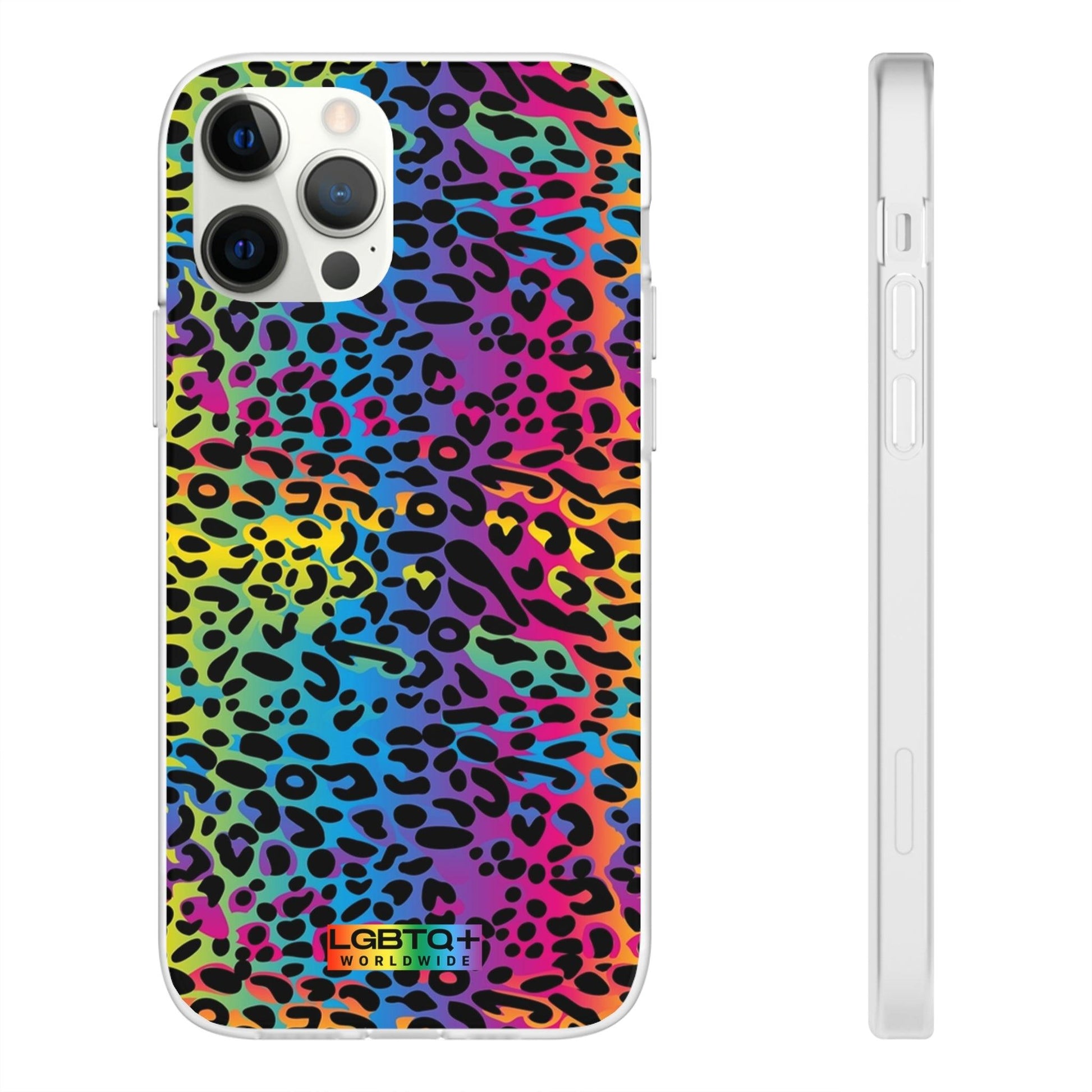 LGBTQWorldwide - ,,LEOPARD" Flexible Handyhülle Accessories, Case, iPhone, iPhone Cases, Phone accessory, Phone Cases, Samsung Cases, silikon, Valentine's Day promotion lgbtq Bekleidung Accessoires unisex Zubehör