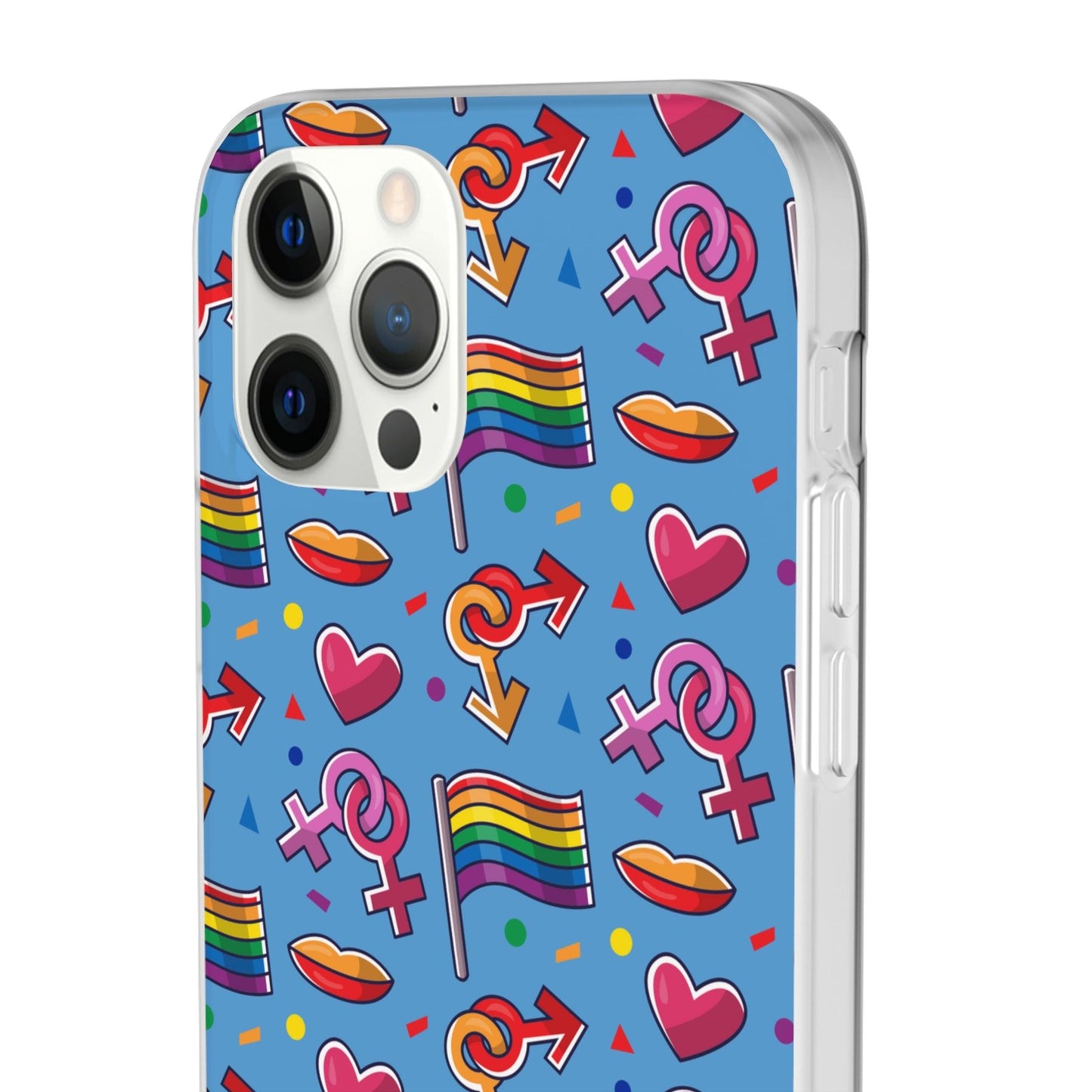 LGBTQWorldwide - ,,FLAGGEN" Flexible Handyhülle Accessories, Case, iPhone, iPhone Cases, Phone accessory, Phone Cases, Samsung Cases, silikon, Valentine's Day promotion lgbtq Bekleidung Accessoires unisex Zubehör